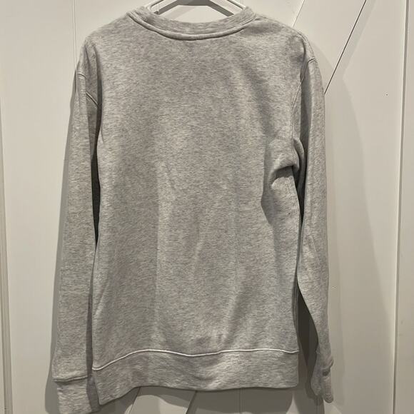 Michigan Wolverines Women’s Gray Crewneck Sweatshirt Distressed Graphic - Small - Picture 2 of 6